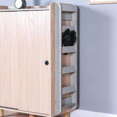 Danube Home Edina Engineered Wood Shoe Cabinet W/Sliding Door (86 x 40 x 115 cm)