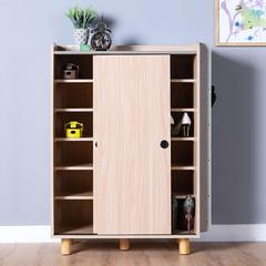 Danube Home Edina Engineered Wood Shoe Cabinet W/Sliding Door (86 x 40 x 115 cm)