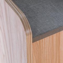 Danube Home Edina Engineered Wood Shoe Cabinet W/Sliding Door (86 x 40 x 115 cm)