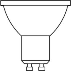 Osram GU10 LED Light Bulb 4W ECO Par16 36 Degree Cool White / 4000K