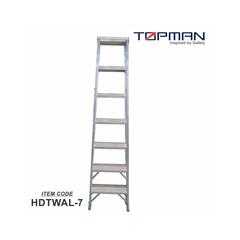 Topman Aluminum Heavy Duty 7-Step Double Sided Ladder, Hdtwal7 (217 x 54 x 23 cm)