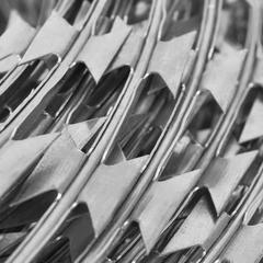 vidaXL BTO-22 Clipped Concertina Galvanised Steel NATO Razor Wire (150 m)